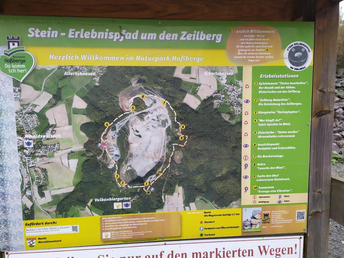 Ferienwohnung „Schau Ins Frankenland“ Burgpreppach Extérieur photo
