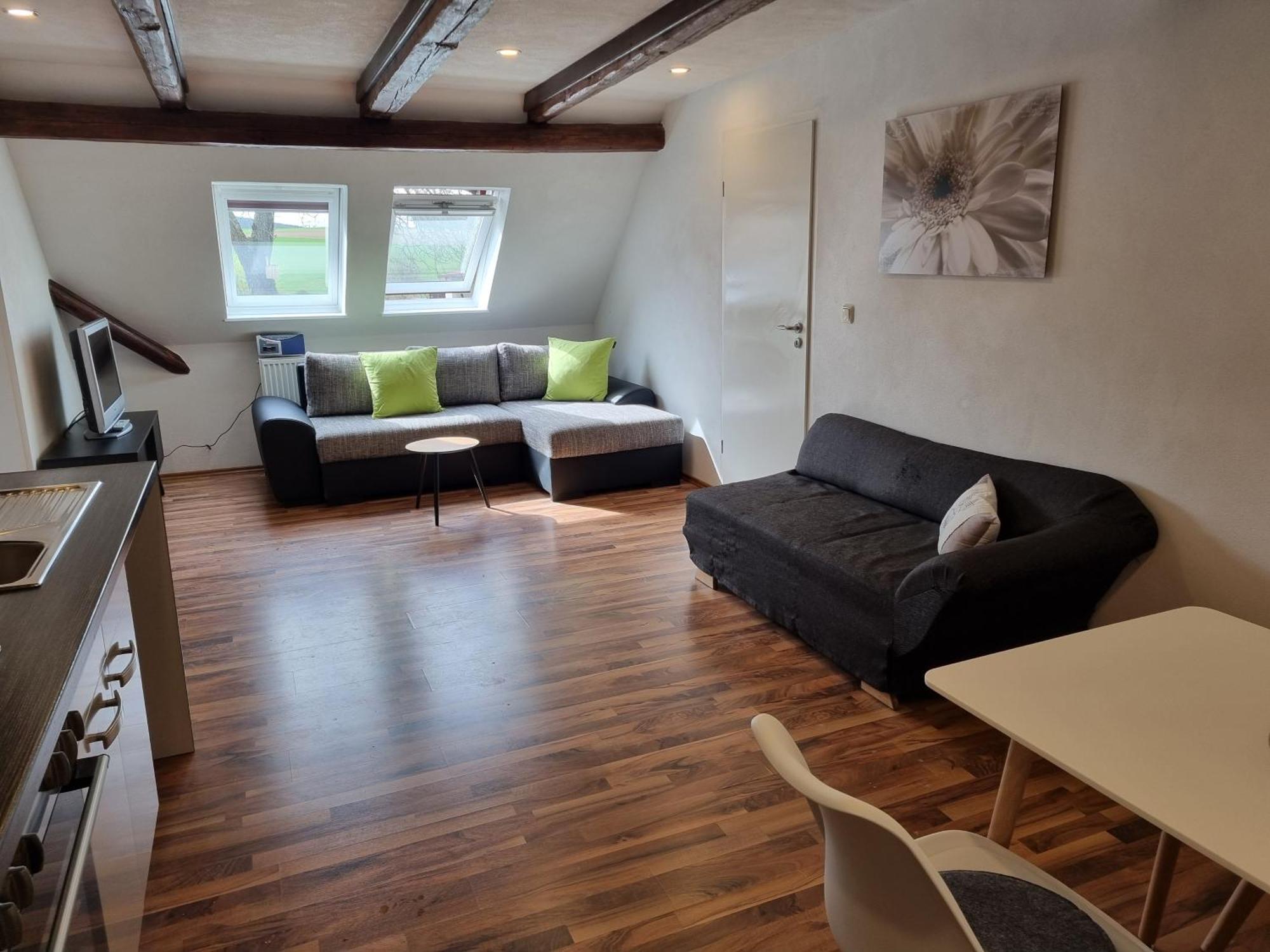 Ferienwohnung „Schau Ins Frankenland“ Burgpreppach Extérieur photo