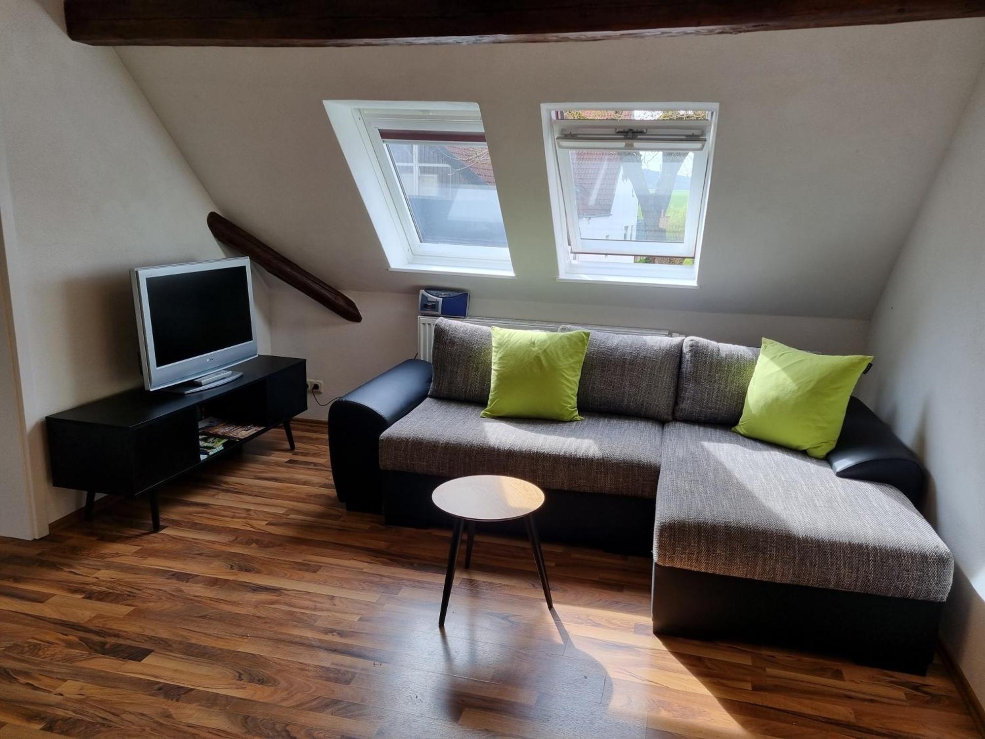 Ferienwohnung „Schau Ins Frankenland“ Burgpreppach Extérieur photo